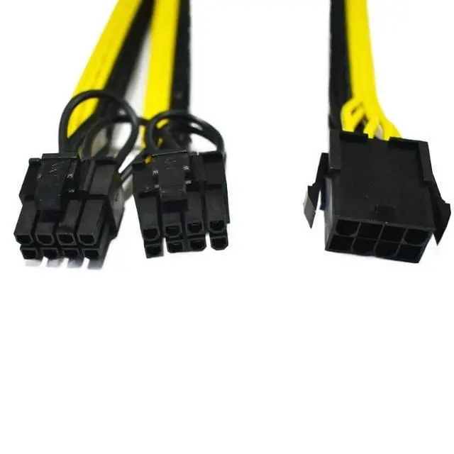 Alt view image 4 of 6 - CPU 8-pin to 8P-pin Power Converter Cable, Suitable for Graphics GPU Graphics Card PCIE PCI-E Distributor