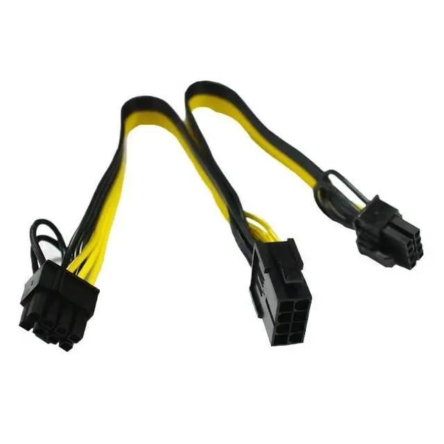 Alt view image 5 of 6 - CPU 8-pin to 8P-pin Power Converter Cable, Suitable for Graphics GPU Graphics Card PCIE PCI-E Distributor