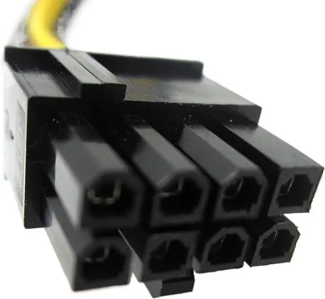 Alt view image 5 of 6 - 2pcs Dual 15Pin SATA Male to PCIe 8Pin Male PCI PCI-E Video Card Splitter Adapter Power Supply Cable