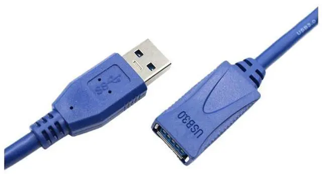 Alt view image 4 of 5 - 1/2/3/5m USB 3.0 Extension Cable Male to Female Data Sync Cable for PC Gamer Keyboard Mobile Hard Disk(5M)