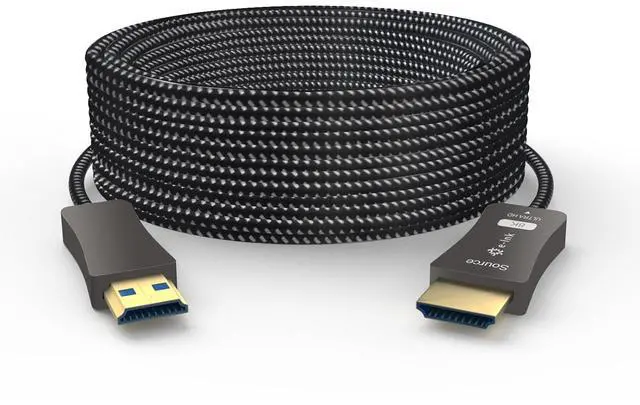 Main image of 8K HDMI Fiber Optic Cable 30m(98.4ft), HDMI 2.1 Ultra High Speed 48Gbps 8K60Hz 4K120Hz Slim Braided Cable HDR/eARC HDCP 2.2/3D Compatible with PS3/4, Xbox, Projector, TV, DVD Player