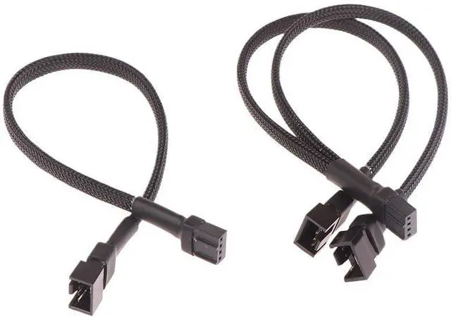 Alt view image 7 of 7 - 1Pc Fan Splitter Cable 4pin Adapter Cable 1 to 1 2 3 4 Computer CPU Fan Splitter PC Fan Extension Power Accessories(1 to 4)