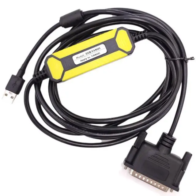 Alt view image 2 of 7 - USB-FANUC CNC Programming Cable, RS232 Data Transfer Convert DB25 Pin Download Cable for CNC Fanuc