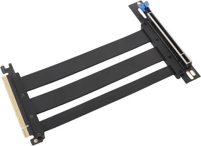 Alt view image 4 of 7 - Luocute PCIe 5.0 X16 Riser Cable, 128Gbps Shielded Backward Compatible with 4090 Ti Plug and Play GPU Extension Cable for PC Case Server ITX Builds Computer Supplies (20cm)