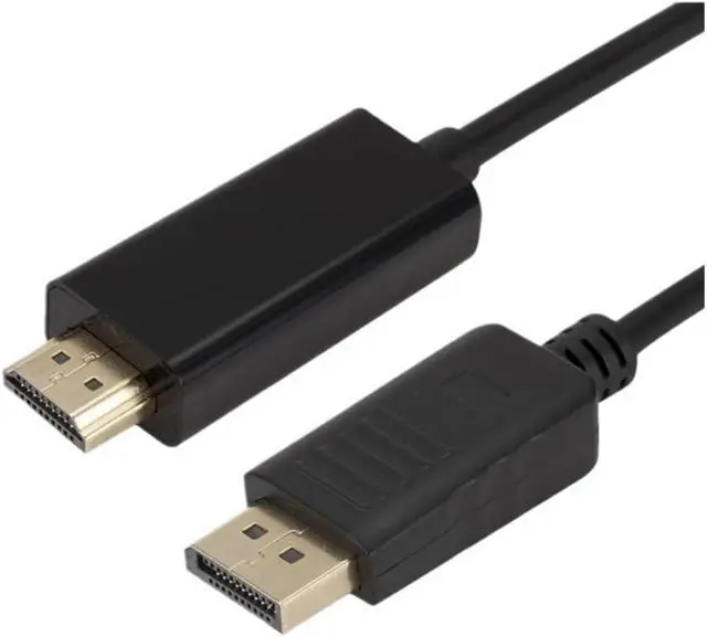 Alt view image 3 of 7 - DisplayPort to HDMI-Compatible Cable 1.8M 1080P Display Port DP to HDMI-Compatible Cable for Connecting to Projectors(White)