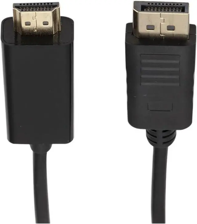 Alt view image 6 of 7 - DisplayPort to HDMI-Compatible Cable 1.8M 1080P Display Port DP to HDMI-Compatible Cable for Connecting to Projectors(White)