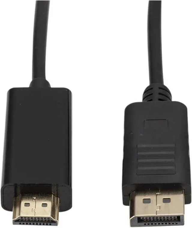 Alt view image 5 of 7 - DisplayPort to HDMI-Compatible Cable 1.8M 1080P Display Port DP to HDMI-Compatible Cable for Connecting to Projectors(White)