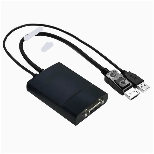 Main image of Active DisplayPort to DVI Cable Adapter 2560x1600 60Hz DP to DVI-D Video Converter with USB Power DP to DVI