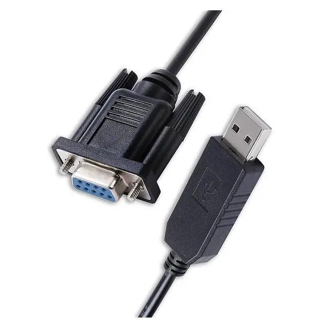 Alt view image 3 of 5 - PL2303 USB Programming Cable Suitable Fit for TS-2000 TS-480HX TS-480SAT TS-590S TS-590SG FT-450D IC-7000 ST-9F (Size : 1.8M, Color : Black)