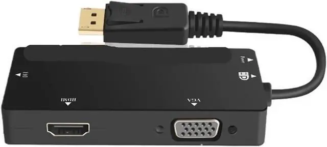 Alt view image 3 of 3 - DUPILINK Displayport DP to HDMI-Compatible DVI Adapter 1080P Display Port Cable Converter for PC Projector(DP to DVI)
