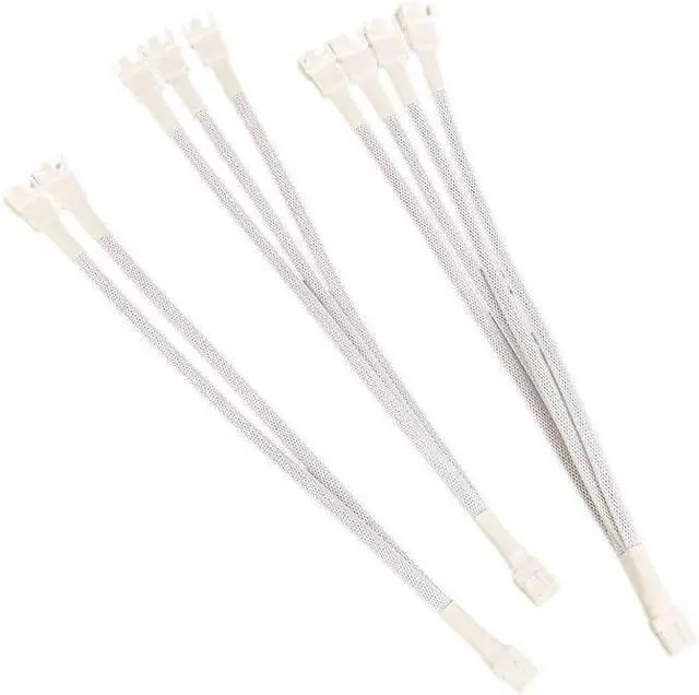 Alt view image 4 of 7 - 4 Pin 1 to 1/2/3/4 Motherboard CPU Fan Computer Case Fan Extension Adapter Cable PWM Female to 4 Pin Splitter Cable(D)
