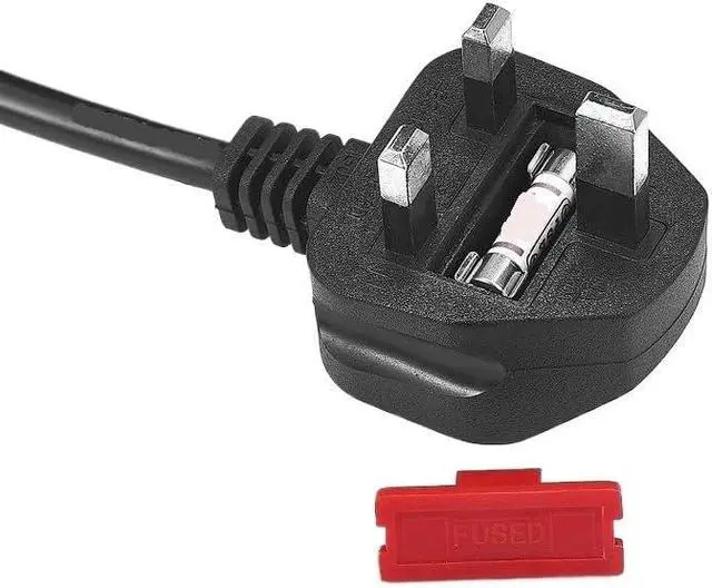 Alt view image 4 of 6 - IEC C5 C13 Power Supply Cable for Printer Computer P;S/4 Bat*/tery Monitor(Silver)