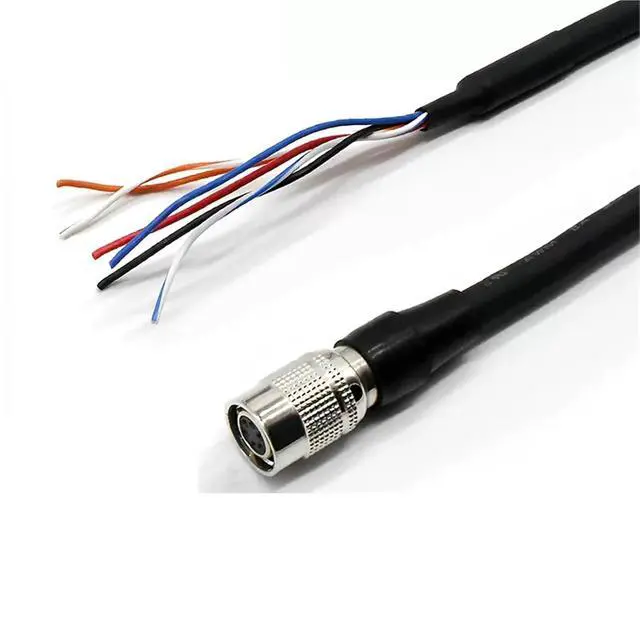 Alt view image 2 of 3 - Industrial Camera Power Supply Compatible with HR10A-7P-6S High Flexibility IO Cable Hikon 6P Core(1m,Degree Cable)