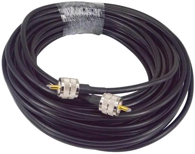 Main image of RG8X Coax Coaxial Antenna 15M 10M Cable UHF Male to UHF Male Connectors 50 OHM Jumpers Amateur CB Radio Antenna Cable Wire(45M)