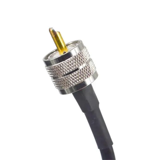 Alt view image 4 of 5 - RG8X Coax Coaxial Antenna 15M 10M Cable UHF Male to UHF Male Connectors 50 OHM Jumpers Amateur CB Radio Antenna Cable Wire(45M)