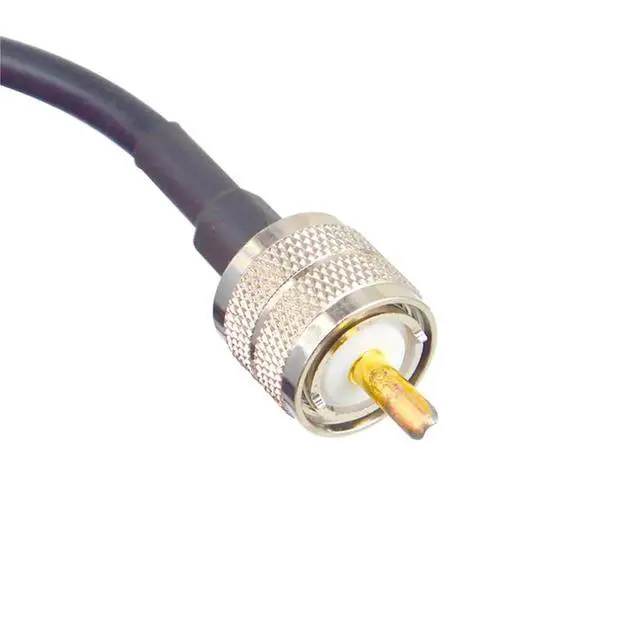 Alt view image 5 of 5 - RG8X Coax Coaxial Antenna 15M 10M Cable UHF Male to UHF Male Connectors 50 OHM Jumpers Amateur CB Radio Antenna Cable Wire(45M)