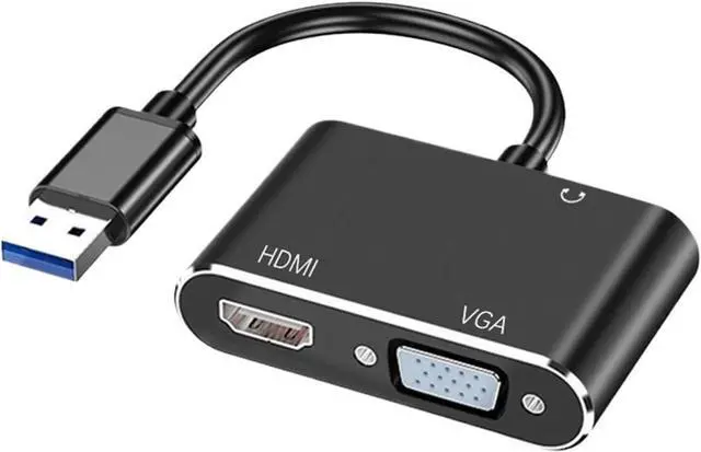 Main image of 3in1 USB 3.0 to HDMI-Compatible Converter Output to HD 1080P Adapter Cable for Projector M>oni>tor