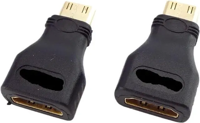 Main image of HDMI-Compatible Converter Male to Standard Extension Cable Adapter Female to Male Convertor Plated 1080P 1/2/5pcs(5pcs)