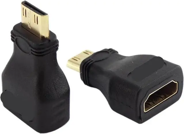 Alt view image 2 of 6 - HDMI-Compatible Converter Male to Standard Extension Cable Adapter Female to Male Convertor Plated 1080P 1/2/5pcs(5pcs)