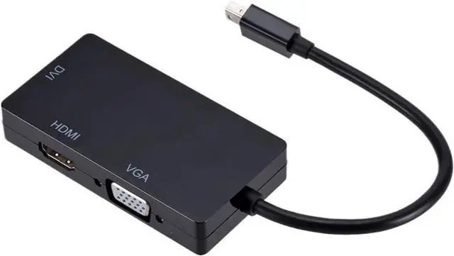 Main image of 3 in 1 DP to HDMI DVI Converter 1080P DP Cable Adapter for Pro Air DisplayPort Projector