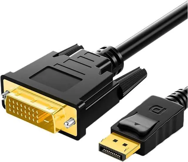 Alt view image 5 of 5 - 1080P DisplayPort DP to DVI 24+1 Cable Adapter DP to DVI Conversion Cable for de*/ll M>oni>tor Projector DisplayPort Cable 1.8m(1.5m)