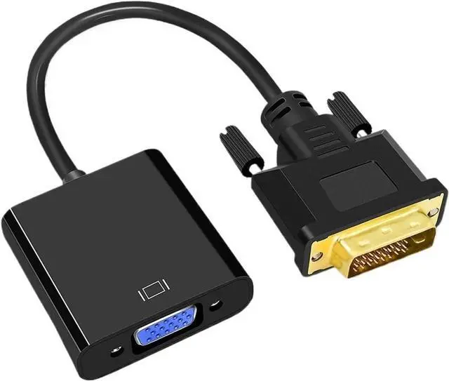 Main image of Full HD 1080P DVI D to DVI Adapter Video Cable Converter 24+1 25 pin to 15 pin Cable Converter for PC Computer M>oni>tor