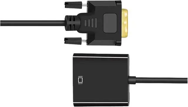 Alt view image 4 of 6 - Full HD 1080P DVI D to DVI Adapter Video Cable Converter 24+1 25 pin to 15 pin Cable Converter for PC Computer M>oni>tor