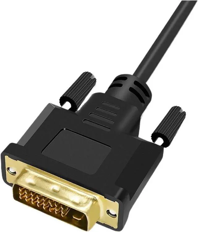 Alt view image 5 of 6 - Full HD 1080P DVI D to DVI Adapter Video Cable Converter 24+1 25 pin to 15 pin Cable Converter for PC Computer M>oni>tor