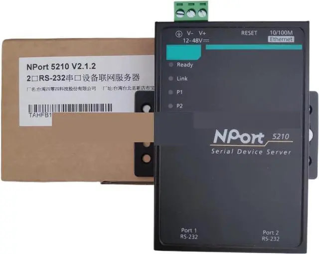 Main image of RS232 2-Port Serial Server NPort 5210 Networking Server Original