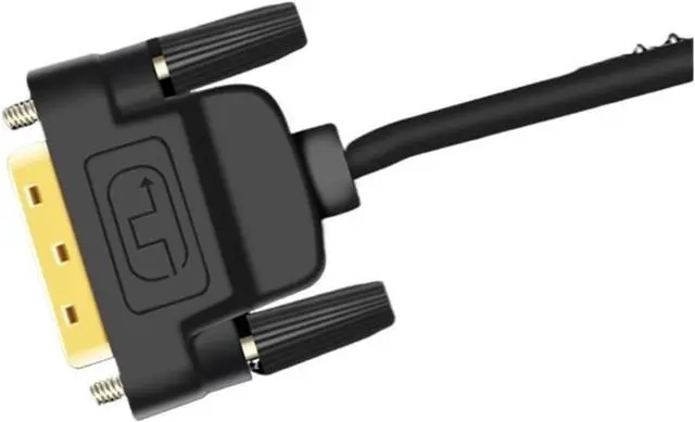Alt view image 3 of 5 - 2025 HDMI-Compatible Cable to DVI Cable Male 24+1 DVI-D Male Adapter Plated 1080P for TV PC Projector 1.5/3/5m(5M)