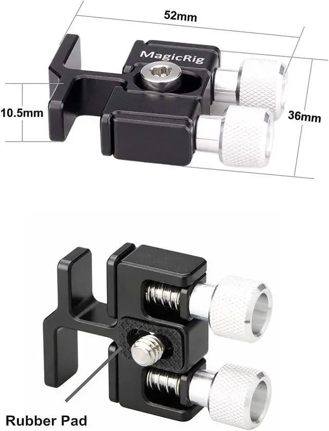Alt view image 5 of 7 - MAGICIRG Cage for BMPCC 4K & 6K + MAGICRIG HDMI & USB-C Cable Clamp