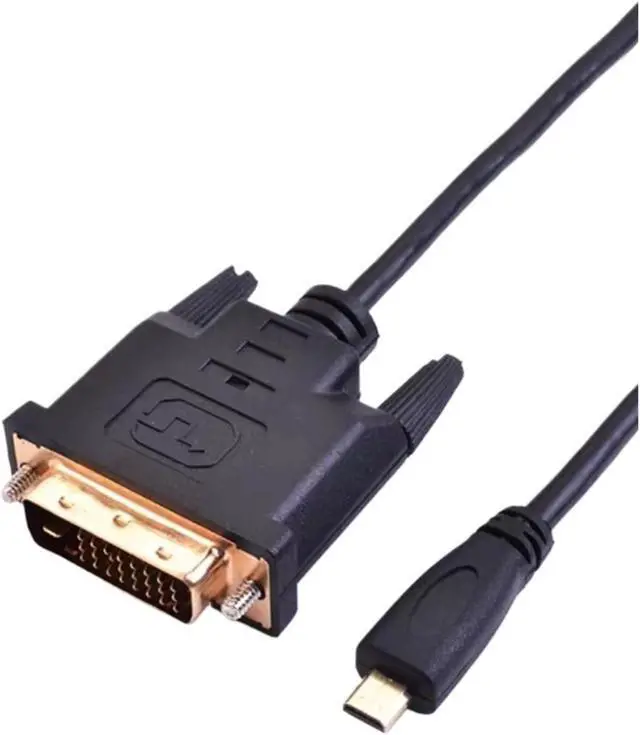 Alt view image 2 of 5 - M;ic/ro HDMI-DVI Video Cable, Available in 1m and 1.8m, High-Definition, Small to Large Computers Connected to DVI M>oni>tor Data Ca(1.8m)