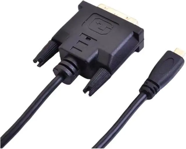 Alt view image 3 of 5 - M;ic/ro HDMI-DVI Video Cable, Available in 1m and 1.8m, High-Definition, Small to Large Computers Connected to DVI M>oni>tor Data Ca(1.8m)