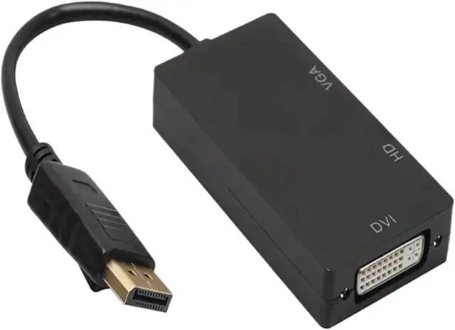 Alt view image 4 of 5 - DisplayPort DP to HDMI-Compatible DVI Adapter Cable 1080P Display Port Converter Connector for PC Projector HDTV(DP to dvi)