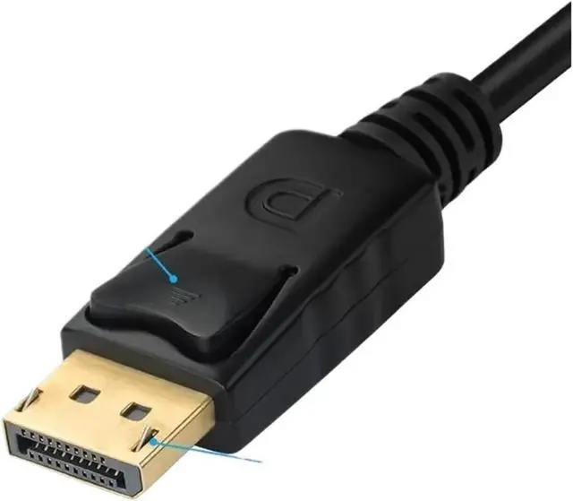 Alt view image 5 of 5 - DisplayPort DP to HDMI-Compatible DVI Adapter Cable 1080P Display Port Converter Connector for PC Projector HDTV(DP to dvi)