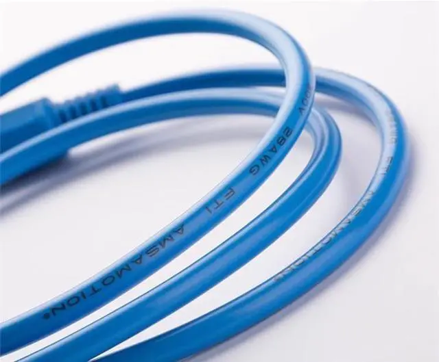 Alt view image 6 of 6 - 1 pc New Applicable USB-FP1 PLC Programming Cable FP1 Series 8-Pin Round Plug Download Cable Isolated Blue 3m