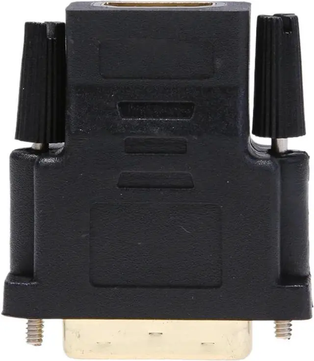 Main image of DVI 24+1 Pin to HDMI-Compatible Cable Adapter Plated pl-UG DVI to HD Conversion Converter Video Converter for PC HDTV Projector