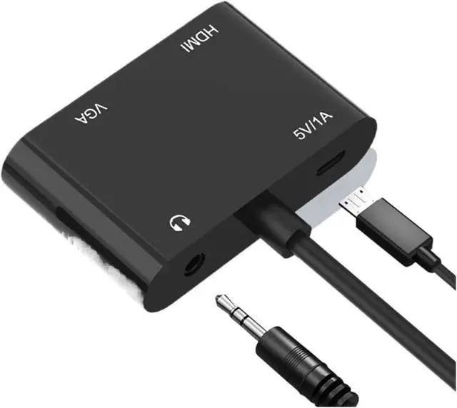 Alt view image 4 of 5 - GRWIBEOU to HDMI Adapter, 1080P Splitter 1 in 2 Output for Computers Desktops Laptops Computers Monitors Projectors