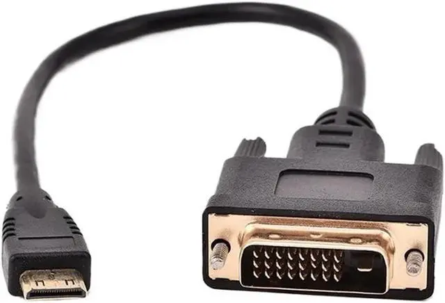 Alt view image 4 of 5 - HDMI to DVI Camera Host Video Card Display Screen Converter Motorcycle Electronic Accessories Video Cable Adapter(Black+0.25 m)