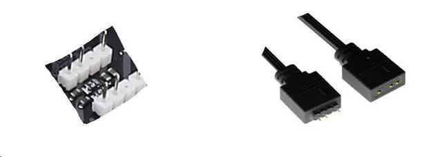 Alt view image 5 of 6 - KUNSR 5V 3Pin ARGB Sync PC Cables 8/24PIN Motherboard Power Extension Cable Flexible L*/ED Strip Light DIY Kit for Computer Power Supply(X12)