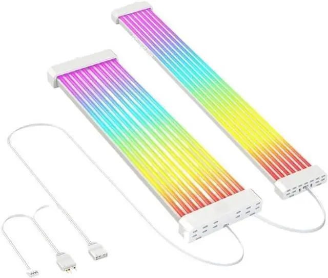 Main image of KUNSR ARGB Light Strip for 24PIN Motherboard Power Extension Cable Flexible L*/ED Strip Light DIY Kit(1pc C200EX Black)