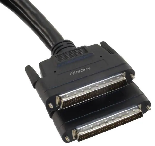 Alt view image 2 of 5 - CablesOnline 3ft HPDB68 68-Pin Male to Male LVD SCSI-3 Cable, SC-3303L
