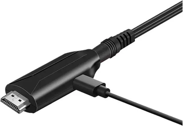 Alt view image 6 of 6 - 1080P HDMI to SCART Video Converter Adapter HDMI Input to Scart Output for HDTV DVD Sky Box STB with USB Power Cable(HD to SCART)