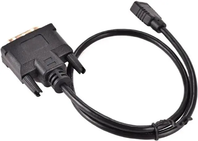 Alt view image 4 of 6 - HDMI Compatible to DVI 24+1 Public Connection HDMI Compatible to DVI High-Definition Connection Cable 0.3m-1.8m(1.8m)