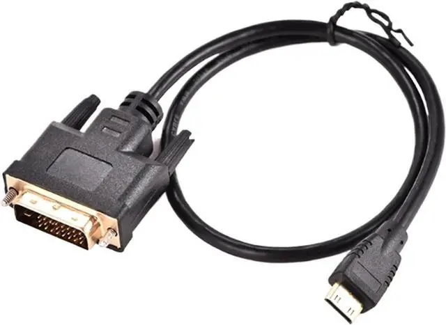 Alt view image 5 of 6 - HDMI Compatible to DVI 24+1 Public Connection HDMI Compatible to DVI High-Definition Connection Cable 0.3m-1.8m(1.8m)