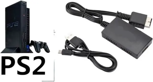 Alt view image 3 of 3 - 1080P PS-2 to HDMI-Compatible Converter Adapter 2 to HDMI Games Video Adapter Cable Supports PC All PS-2 Display Modes(Model C)