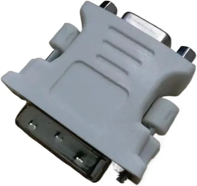 Alt view image 2 of 5 - Connector Computer M>oni>tor Video Plastic Durable DVI 24+1 to Female Multipurpose Conversion Adapter(White)