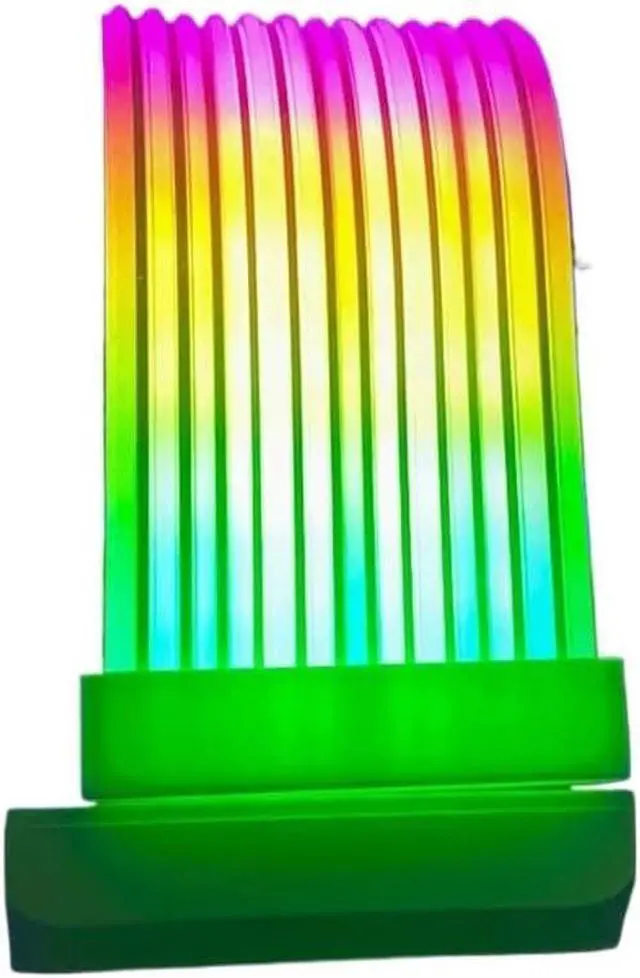 Alt view image 4 of 5 - KUNSR 5V ARGB Flexible Light Bar 8Pin 24Pin PSU RGB Cable Extensions Flexible L*/ED Strip Light DIY Kit for Computer Power Supply(White X8)