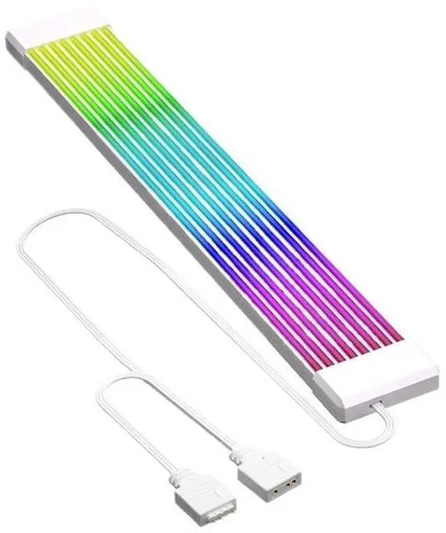 Alt view image 2 of 7 - KUNSR 5V ARGB Sync Board 8Pin 24Pin PSU RGB Cable Extensions Flexible L*/ED Strip Light DIY Kit for Computer Power Supply(X8)