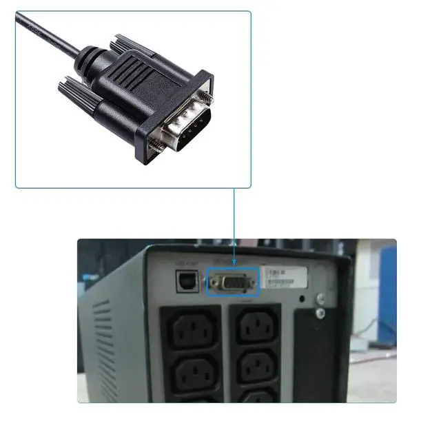 Alt view image 5 of 5 - USB to DB9 RS232 Adapter with FTDI Chip - FT231XS Chip for APC Smart UPS Communication & Management - Replacement for 940-0024C(6ft/1.8M)